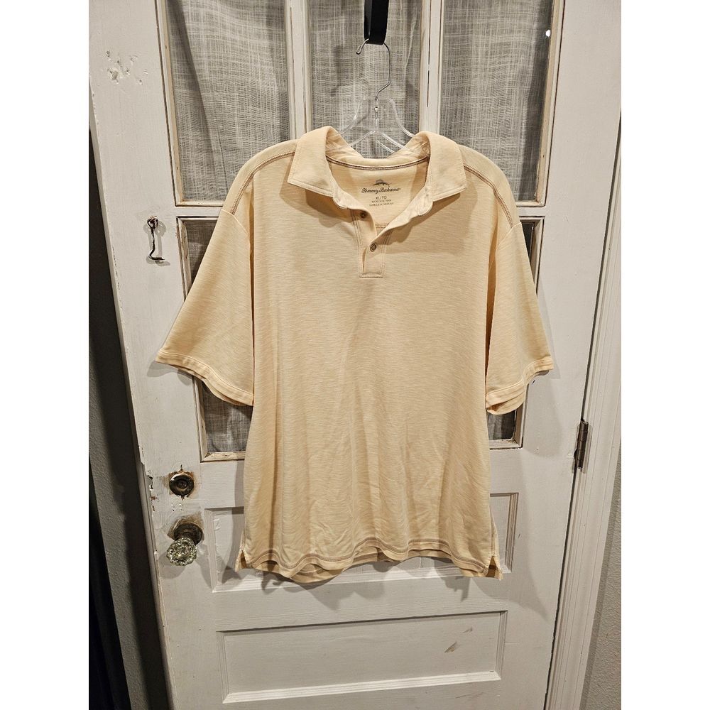 Tommy Bahama Men's Yellow Polo‎ Size XL